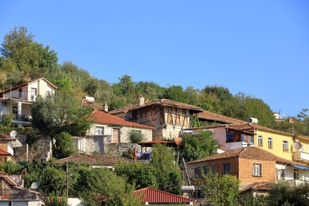 Historische osmanische Wohnhäuser in Berat, Berati in Albanien