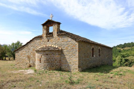 Kisha Shen Ilia Iglesia cerca de Shipske, Voskopoja en Albania