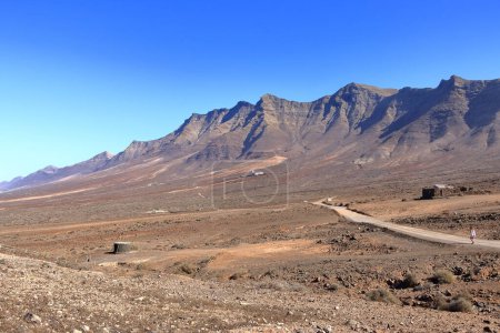 Cofete, Jandia, Fuerteventura, Islas Canarias en España: el remoto pueblo de las montañas