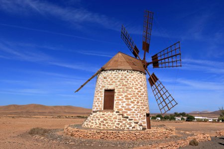 Tefia-Windmühle fuerteventura auf den Kanarischen Inseln Spaniens