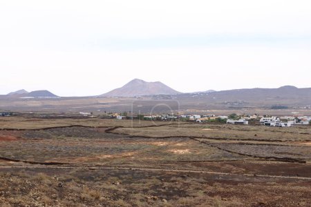 view to the eastside of Volcan Calderon Hondo, Fuerteventura, Canary Islands, Spain
