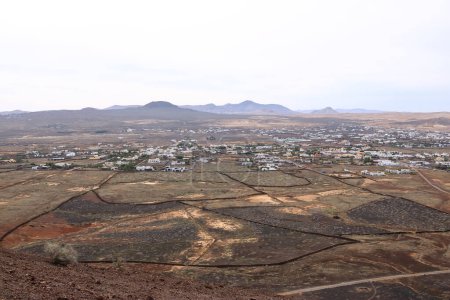 Blick auf die Ostseite des Vulkans Calderon Hondo, Fuerteventura, Kanarische Inseln, Spanien