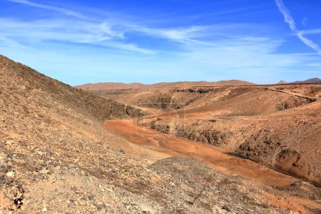 Embalse de los Molinos, Fuerteventura, Kanarische Inseln: Auslaufgebiet des alten Stausees