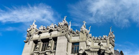 Photo for House with Chimaeras. Sculptures and decor - Royalty Free Image