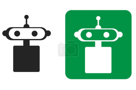 Téléchargez les illustrations : Chatbot Logo with Robot head ChatGPT. Chatbot icon Artificial Intelligence OpenAI. ChatGPT OpenAI icon, Artificial Intelligence Smart AI Virtual smart assistant Bot. Customer support service Chat Bot. - en licence libre de droit