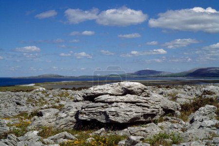 Paysage rocheux, Burren, comté de Clare, Irlande