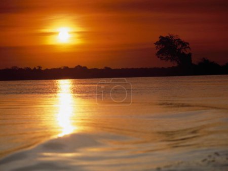Téléchargez les photos : Beau coucher de soleil à la mer - en image libre de droit