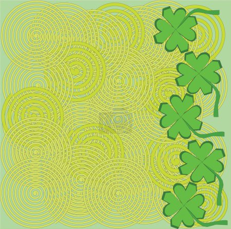 Illustration for Saint Patrick's day background illustration image - Royalty Free Image