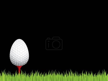 Téléchargez les illustrations : Pâques golf fond de vacances. Veuillez consulter mon portfolio pour plus d'illustrations de golf. - en licence libre de droit