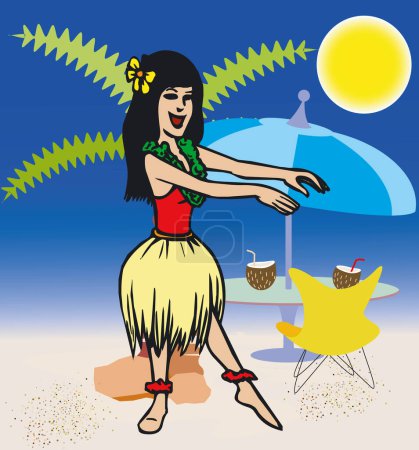 Illustration for Illustration of an Toonimal Woman - Vector - Royalty Free Image