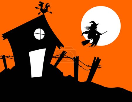 Ilustración de Halloween relacionado en formato vectorial muy fácil de editar - Imagen libre de derechos