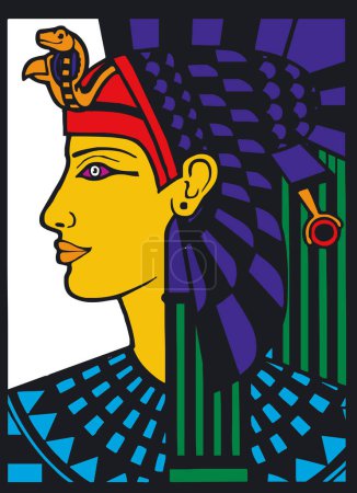 Illustration for Illustration of Egyptian Silouette - Vector - Royalty Free Image