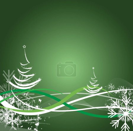 Ilustración de Navidad imagen de fondo - vector de ilustración - Imagen libre de derechos