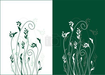 Illustration for Floral background. Refined and beautiful. Ideally for your use - Royalty Free Image