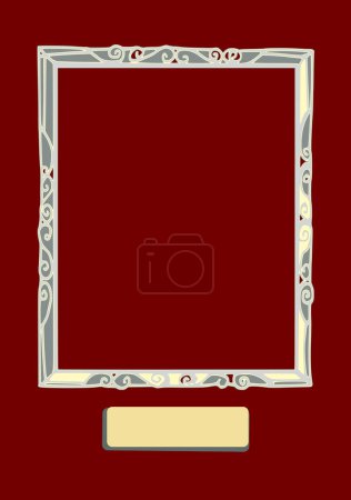 Illustration for Isolated hand draw frame, cartoon style - Royalty Free Image