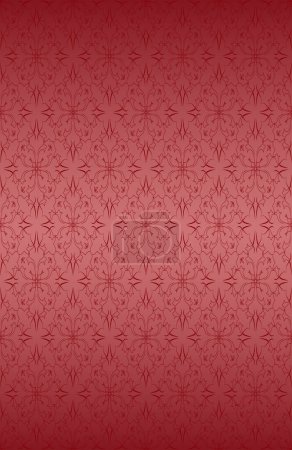 Illustration for Ornate wallpaper that will tile seamlessly. - Royalty Free Image