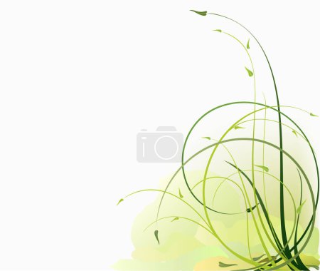 Téléchargez les illustrations : Image de fond vectorielle florale - illustration vectorielle - en licence libre de droit