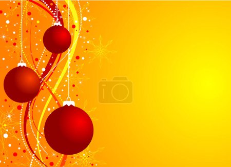 Illustration for Abstract Christmas background. Vector Illustration. - Royalty Free Image