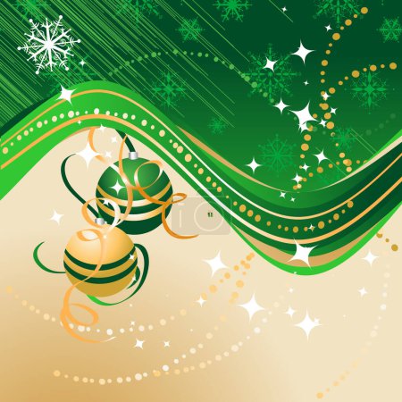 Illustration for Christmas background for your design - Royalty Free Image