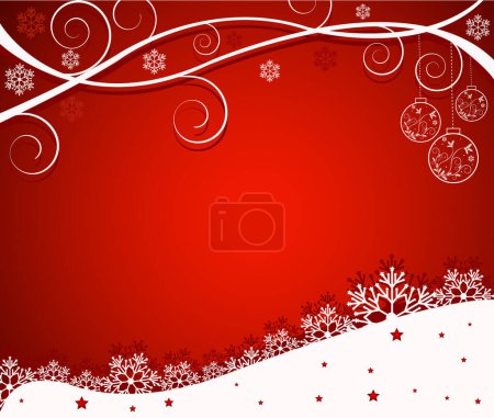 Illustration for Christmas abstract vector Background - Royalty Free Image