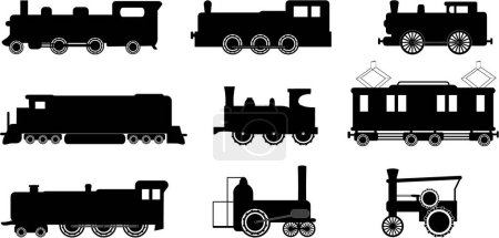 Illustration for Train illustrations image - vector illustration - Royalty Free Image
