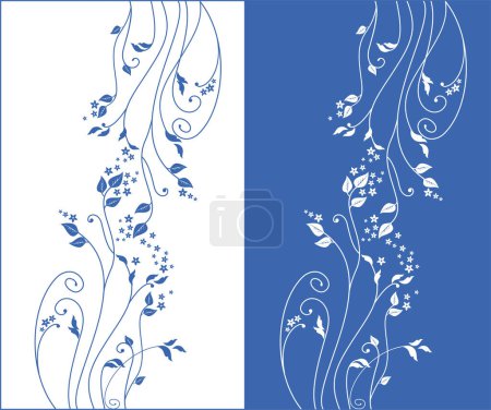 Ilustración de Vector ornamento floral. Idealmente para su uso en su diseño - Imagen libre de derechos