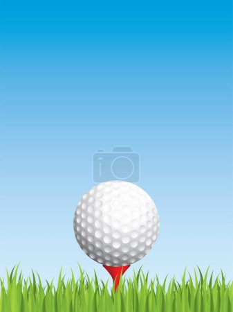 Téléchargez les illustrations : Fond de golf. Regroupé pour un montage facile. Veuillez consulter mon portfolio pour plus d'illustrations de golf. - en licence libre de droit