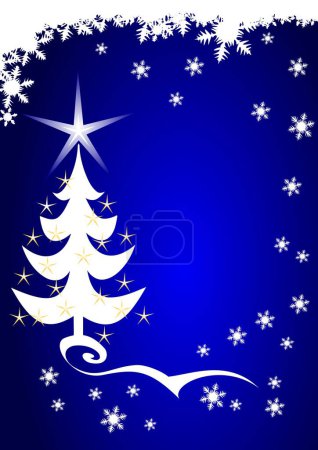 Illustration for Christmas background image - vector illustration - Royalty Free Image