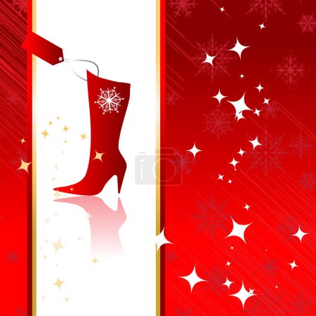 Illustration for Christmas sale image - vector illustration - Royalty Free Image