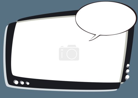 Téléchargez les illustrations : TV colorée télévision ou écran d'ordinateur - arrière-plan - en licence libre de droit