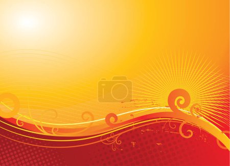 Illustration for Abstract Background image - vector illustration - Royalty Free Image