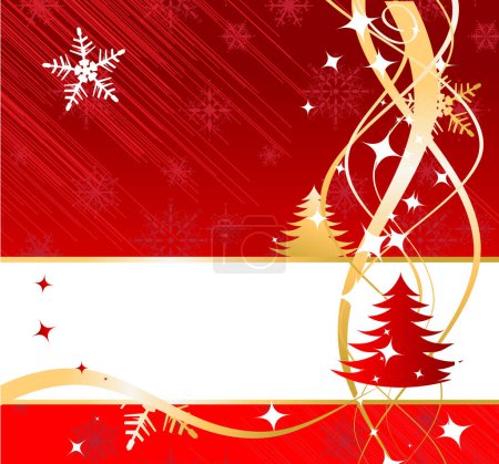 Illustration for Christmas background for your design - Royalty Free Image