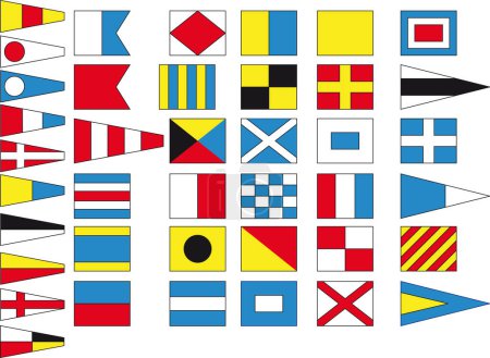 Since ancient times, sailors try to communicate with flags between ship