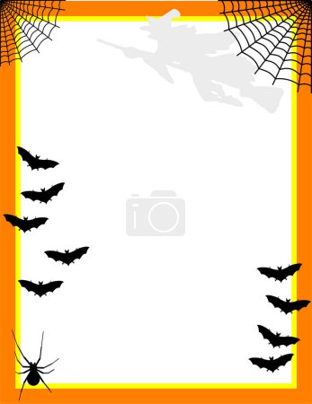 Ilustración de Halloweeen Imagen estacionaria - ilustración vectorial - Imagen libre de derechos