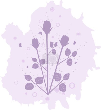 Ilustración de Fondo floral - imagen vectorial - ilustración vectorial - Imagen libre de derechos