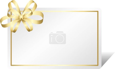 Illustration for Decorative label with ribbon - Royalty Free Image