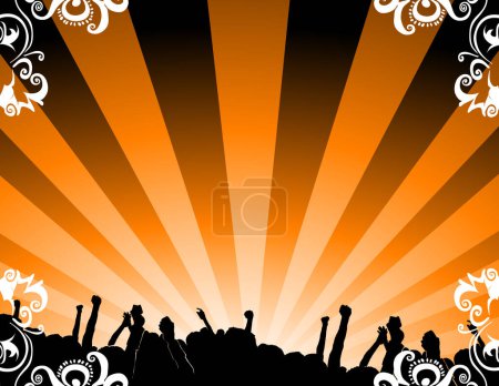 Illustration for Party image - vector illustration - Royalty Free Image