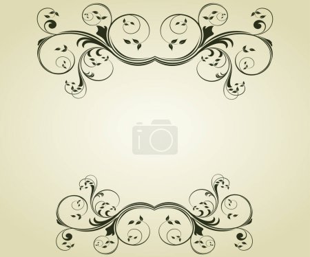 Illustration for Abstract floral vector design - Royalty Free Image
