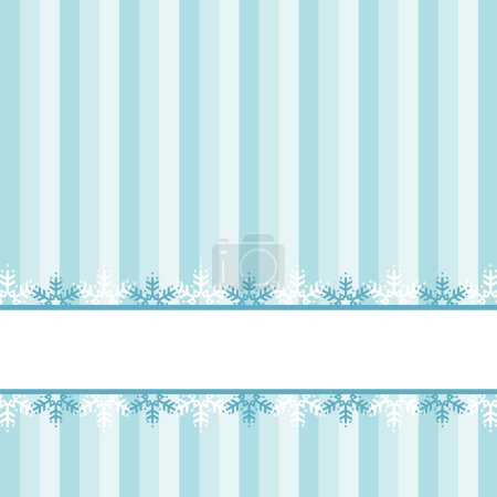 Téléchargez les illustrations : Illustrations vectorielles d'une bannière de Noël en flocons de neige - en licence libre de droit