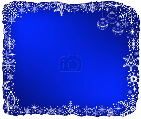 Illustration for Abstract   Christmas background - vector - Royalty Free Image