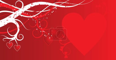 Ilustración de Fondo de San Valentín, ilustración vectorial - Imagen libre de derechos