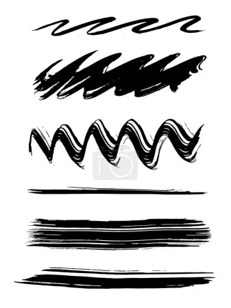 Illustration for Paint brushes ready for you use - Royalty Free Image