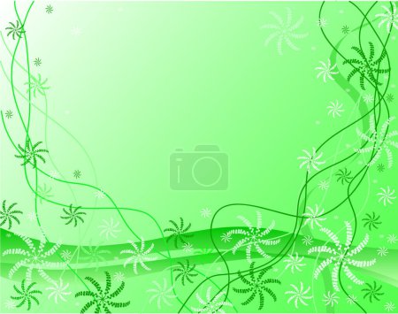 Illustration for Abstract vector background of separate editable elements - Royalty Free Image