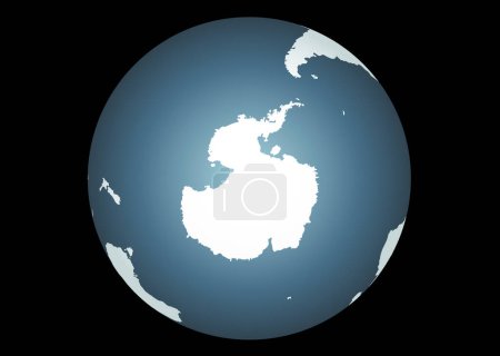 Téléchargez les illustrations : Antarctique (vecteur). Carte précise de l'antarctique. Comprend les extrémités sud de l'Amérique du Sud, l'Australie et l'Afrique - en licence libre de droit