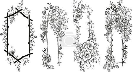 Illustration for Some vector decoration elements - Royalty Free Image