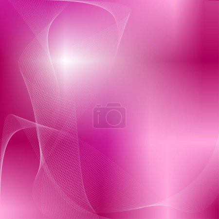 Illustration for Abstract template with copy space. Use of linear gradients blended into each other, no mesh. 5 global colors. - Royalty Free Image