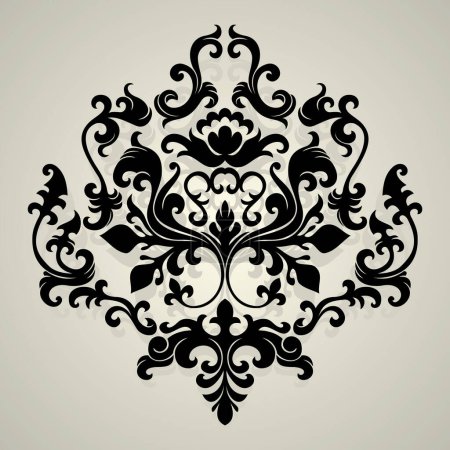 Illustration for Vector ornament In flower style - Royalty Free Image