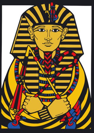 Illustration for Illustration of Egyptian Silouette - Vector - Royalty Free Image