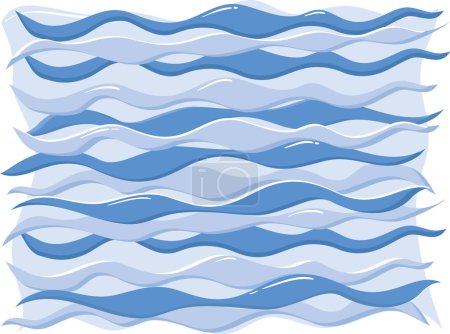 Téléchargez les illustrations : Contexte de l'eau ondulée, à base de vecteurs - en licence libre de droit