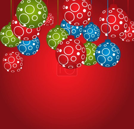 Illustration for Christmas background image - color illustration - Royalty Free Image